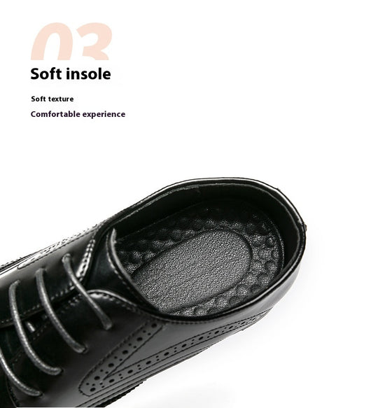 Zapatos de Cuero Clásico Estilo Británico Talla Grande - Cordones Bajos - Image 27