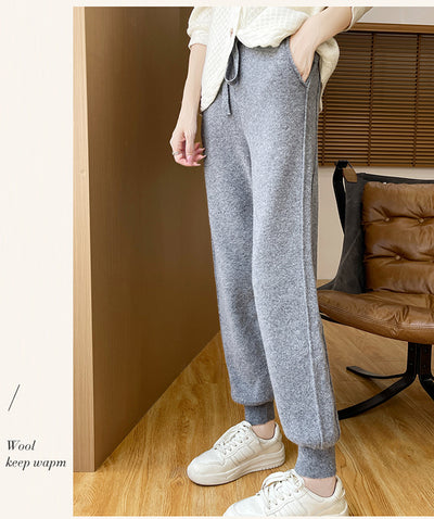 Pantalón de Punto Abrigado Ajustado Otoño-Invierno - Image 11