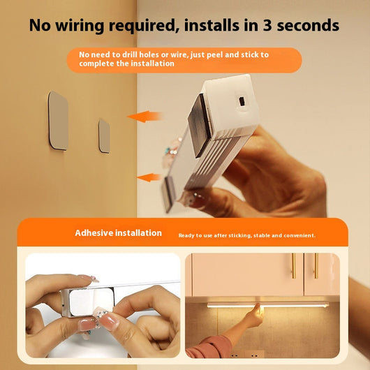 Lámpara LED con Sensor Infrarrojo y Carga Magnética para Armario, Vinoteca y Dormitorio - Image 3
