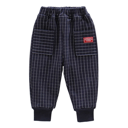 Pantalones a Cuadros Gruesos para Niñas - Tendencia Actual - Image 3