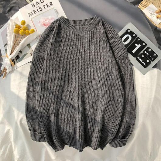 Suéter Básico Cuello Redondo para Hombre - Image 18