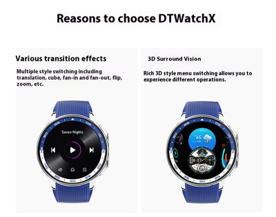 Reloj Deportivo Inteligente DT WATCH X con Monitor Cardíaco y Llamadas Bluetooth - Image 8