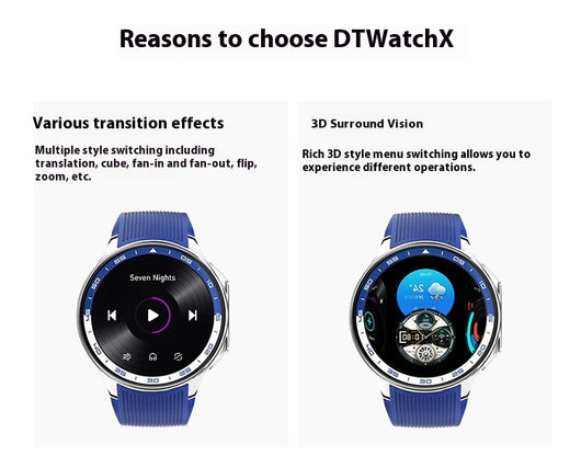 Reloj Deportivo Inteligente DT WATCH X con Monitor Cardíaco y Llamadas Bluetooth - Image 8