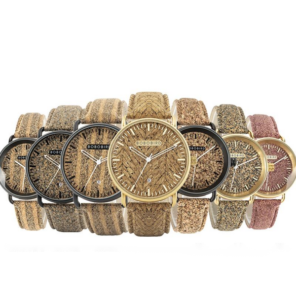 Reloj de Pareja con Diseño Madera Natural - Casual y Elegante