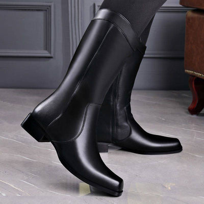 Botas Ejecutivas de Cuero con Punta Afilada para Hombre - Image 3