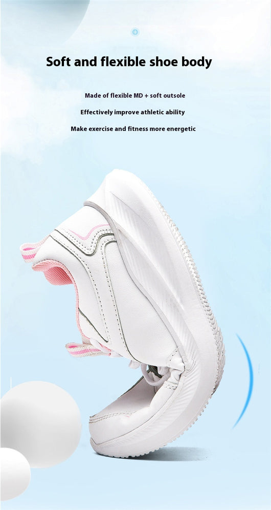 Tenis Casual Impermeables de Cuero con Suela Suave para Mujer - Image 14