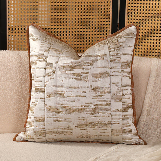 Funda de Almohada Premium Algodón y Lino Estilo Chino Contemporáneo - Image 3