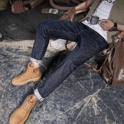 Pantalones Vaqueros Slim Rectos Clásicos para Hombre - Image 3