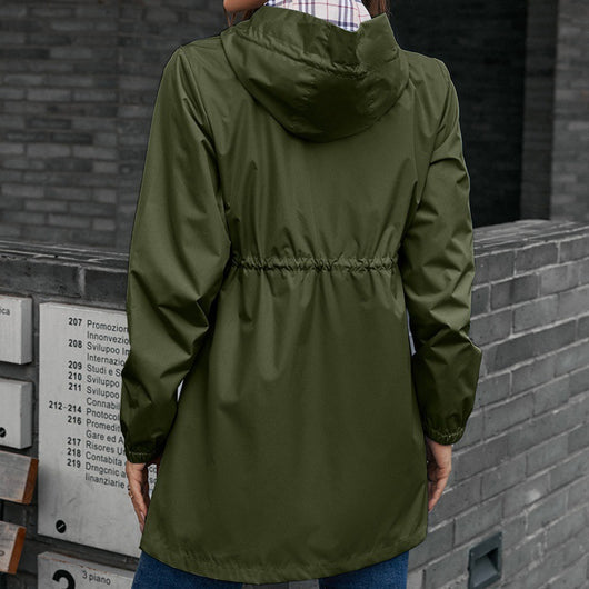 Chaqueta Impermeable Cortavientos Mediana para Mujer - Image 2