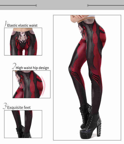 Leggings de Estampado Digital Elásticos para Mujer Fitness - Image 7