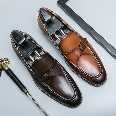 Zapatos de Cuero Premium con Cierre Fácil para Hombre - Image 4