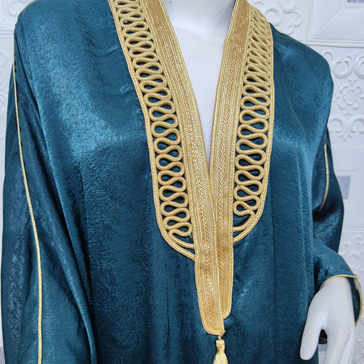 Cardigan Bata Mujer Manga Abullonada Color Sólido - Image 13