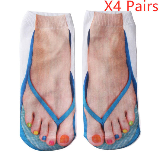 Calcetines Estampados 3D con Diseños Cartoon - Parejas y Unisex - Image 34