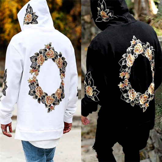 Sudadera con Capucha y Bordado en Forro Polar - Image 4