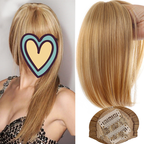 Peluca de Cabello Liso Largo para Mujeres - Trama Fina y Natural