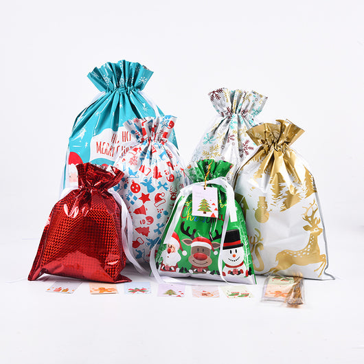 Bolsa de Regalo Navideña con Cordón Ajustable - Image 3