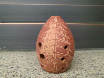 Xun Ancestral de Siete Estrellas - Instrumento de Cerámica Taoxun de 8 Orificios - Image 17
