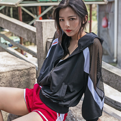 Chaqueta Deportiva de Malla Transpirable