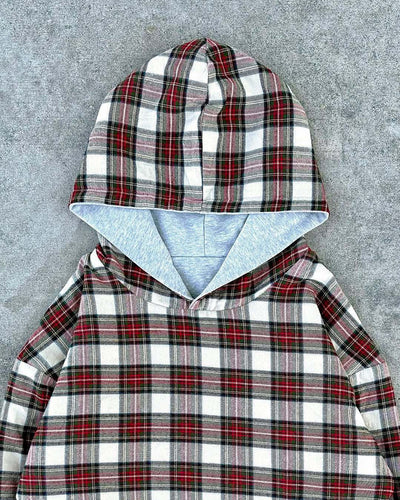 Suéter Retro Hip Hop Reversible con Cuadros Casuales - Image 14