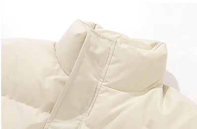 Abrigo Acolchado Cuello Alto para Parejas - Calidez y Estilo Compartido - Image 12