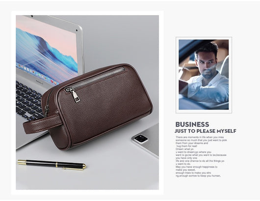 Cartera de Cuero para Hombre - Portadocumentos Ejecutivo de Gran Capacidad - Image 34