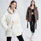 Abrigo Acolchado Talla Grande para Mujer - Chaqueta de Algodón Grueso Largo