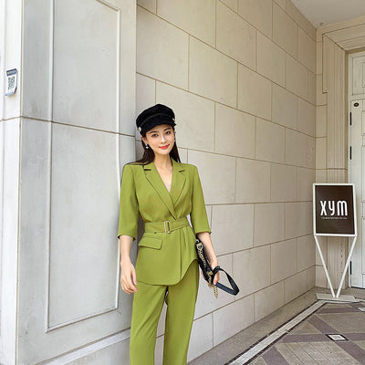 Traje de Dos Piezas con Diseño de Cintura Reductora - Image 3