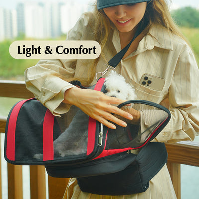 Bolsa Transportadora Plegable para Gatos y Perros con Base Estable - Image 4