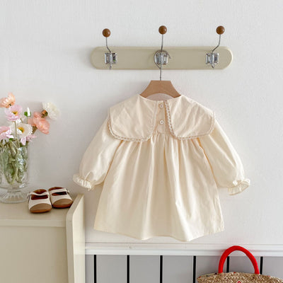 Vestido Infantil Coreano con Bordado de Conejo Animado - Image 25