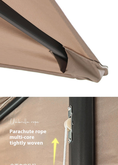 Sombrilla Rectangular Impermeable para Terraza y Patio - Protección Solar 4 Esquinas - Image 36