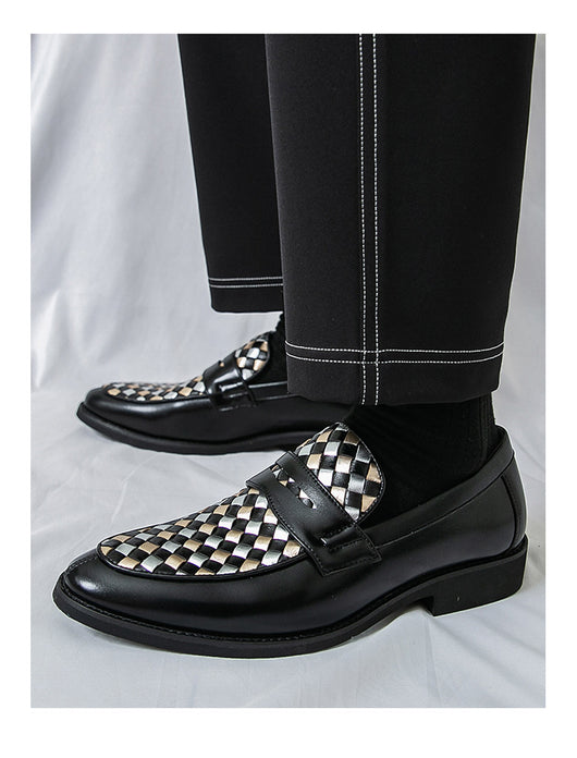 Zapatos de Cuero Casual con Punta Afilada para Hombre - Image 13