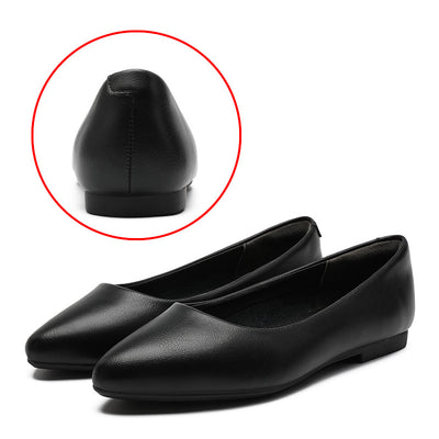 Zapatos de Trabajo para Mujer en Cuero Negro - Image 10