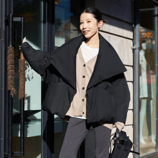 Chaqueta Acolchada Casual de Algodón para Mujer - Image 14