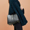 Bolso Bucket de Cuero Genuino Gran Capacidad