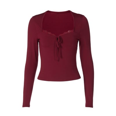 Top Ajustado de Encaje Efecto Reductor para Mujer - Image 4