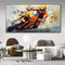 Cuadro Óleo Motocicleta Deportiva - Arte Mural Decorativo sin Marco