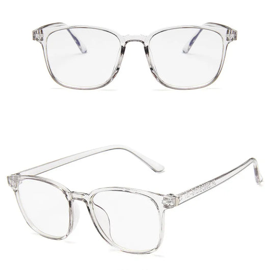 Vintage tortoiseshell anti-blue light flat glasses with a full-frame design, suitable for unisex wear. - Image 19