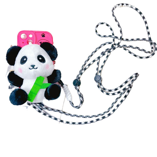 Correa de Teléfono Peluche con Soporte - Lanyard Móvil Versátil - Image 3