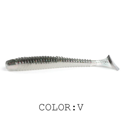 Señuelo de Pesca Luya Soft Fish con Cola T Bicolor y Sal - Image 23