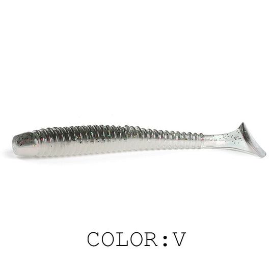 Señuelo de Pesca Luya Soft Fish con Cola T Bicolor y Sal - Image 23