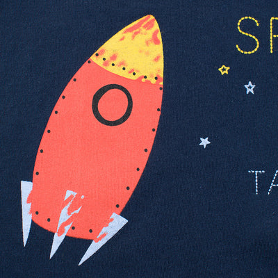 Camiseta Infantil con Estampado de Cohete - Image 2