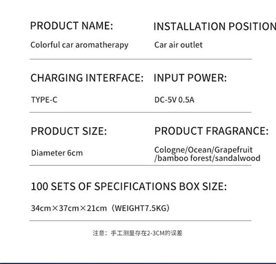 Difusor Aromático para Auto con Luz LED y Control por Voz - Image 29