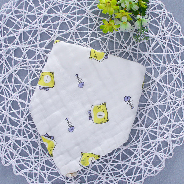 Toalla Triangular para Bebé con Diseño Cartoon