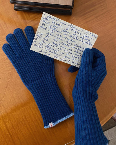 Guantes de Lana con Contraste de Colores y Dedos Separados - Image 25