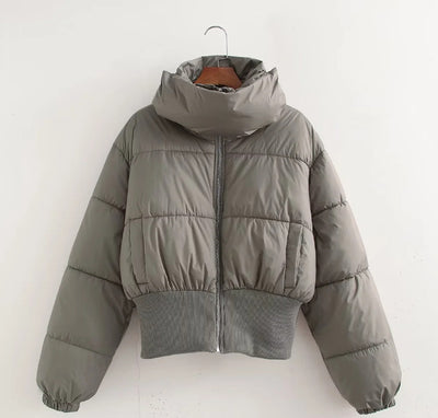 Abrigo Largo de Algodón con Manga Larga - Estilo Minimalista para Mujer - Image 7