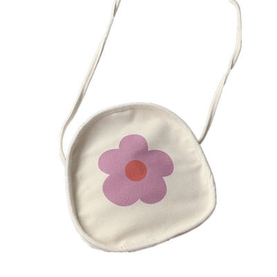 Bolsa de Lona Pequeña con Flores Estilo Japonés para Mujer - Image 5