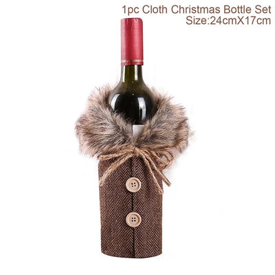 Calcetines Navideños para Botellas de Vino - Image 35