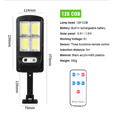 Lámpara Solar con Sensor de Movimiento y Control Remoto - Image 12