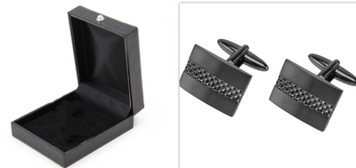 Gemelos de Cobre para Hombre - Diseño Cuadrado Francés - Image 3