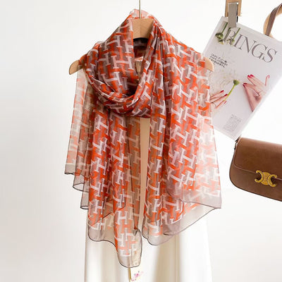 Pañuelo Largo Estampado Versátil para Mujer - Image 32